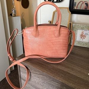 Orange cream sickle hand bag